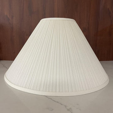 WL6x19x12 Cream Pleated Shade